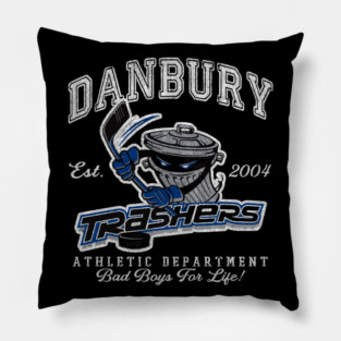 Danbury Trashers Ice Hockey Vintage Pillow