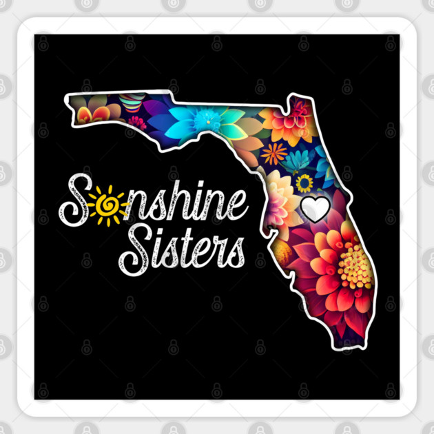 Sunshine Sisters Sticker by Rocket Girl