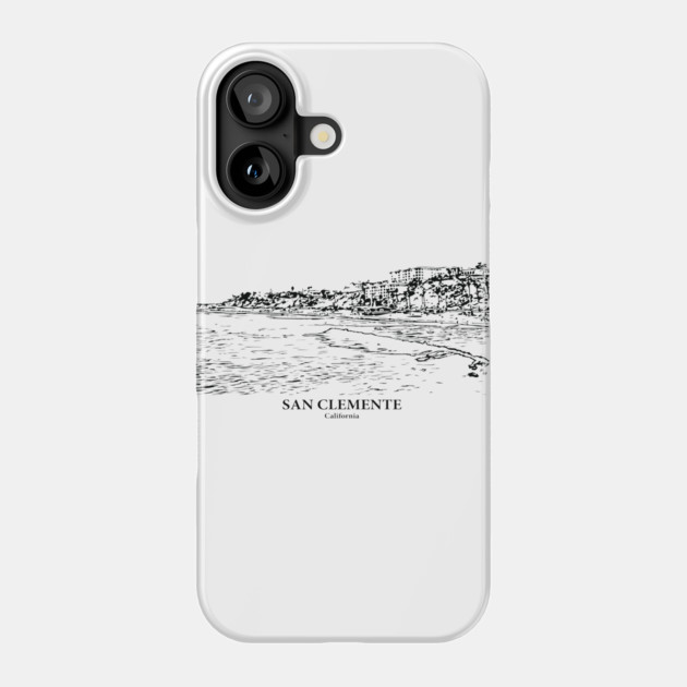 San Clemente - California Phone Case by Lakeric
