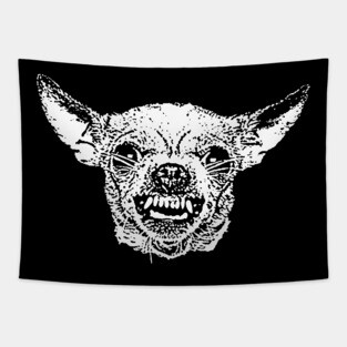 Angry Chihuahua Tapestry