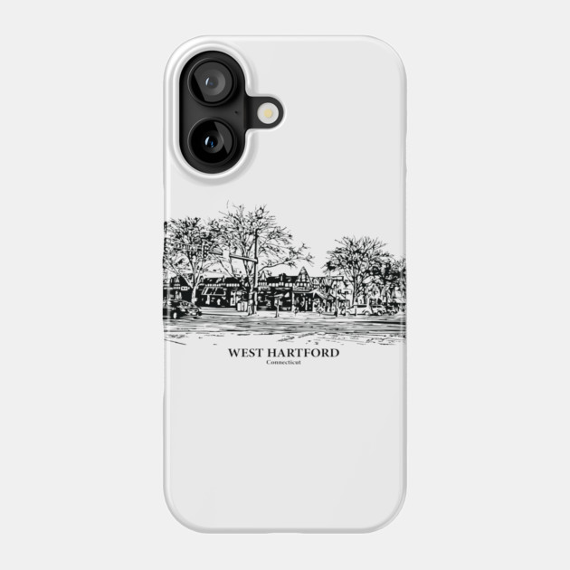 West Hartford - Connecticut Phone Case by Lakeric