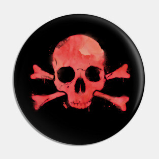 Skull and Crossbones Pin