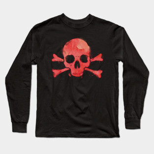 Skull and Crossbones Long Sleeve T-Shirt