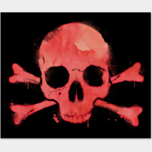 Skull and Crossbones Posters and Art