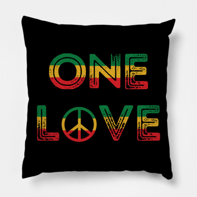 Jamaica - One Love Pillow by UrbanLifeApparel