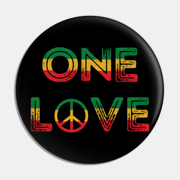 Jamaica - One Love Pin by UrbanLifeApparel