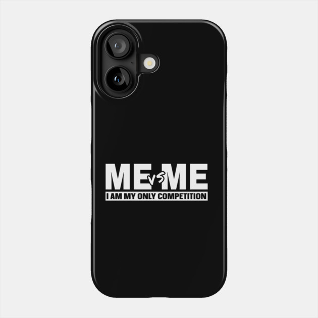 Me vs Me Phone Case by UrbanLifeApparel