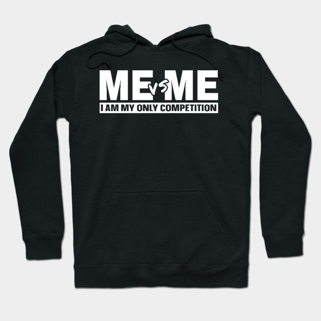 Me vs Me Hoodie by UrbanLifeApparel