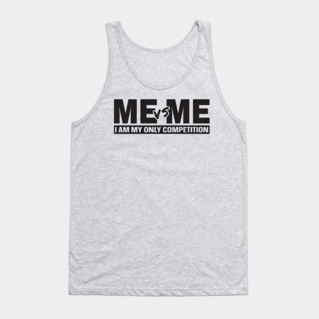 Me vs Me Tank Top by UrbanLifeApparel