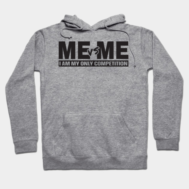 Me vs Me Hoodie by UrbanLifeApparel