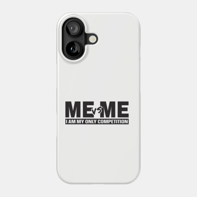 Me vs Me Phone Case by UrbanLifeApparel