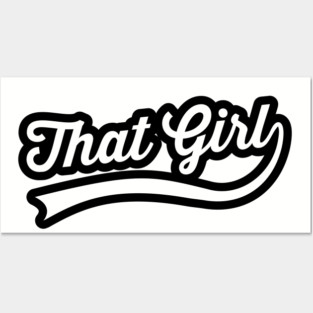 that girl Posters and Art