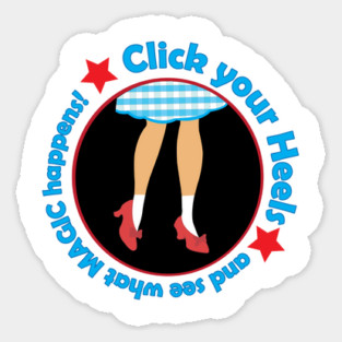 Click your Heels! Sticker