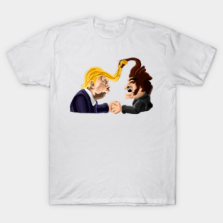 Donald Trump x Javier Milei hair duel T-Shirt