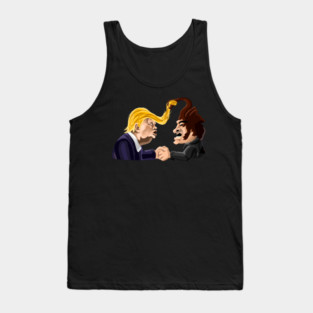 Donald Trump x Javier Milei hair duel Tank Top