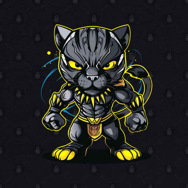 Panther Cat Hero Character by UrbanLifeApparel