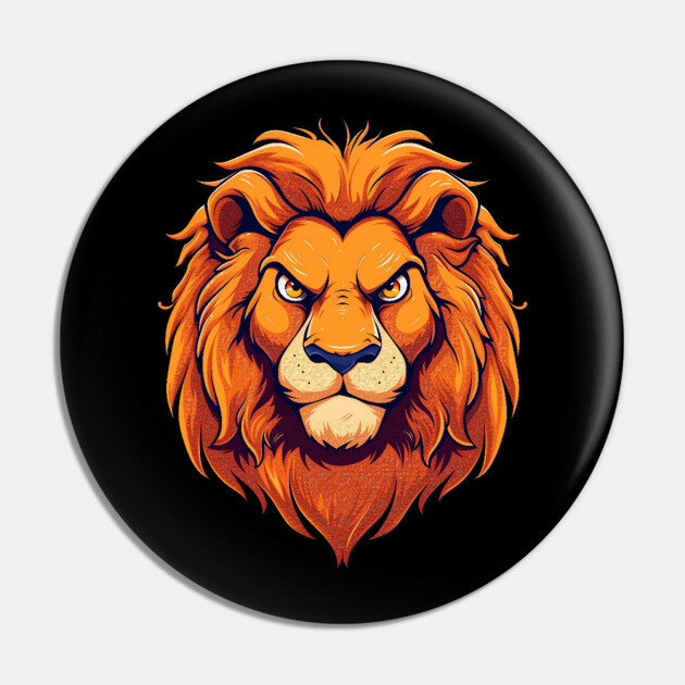 Lion Pin by UrbanLifeApparel