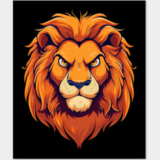 Lion Posters and Art