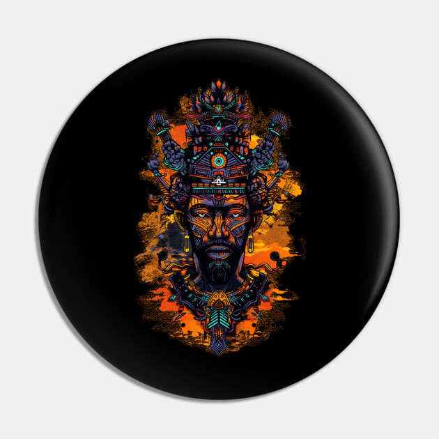 African Heritage Pin by UrbanLifeApparel