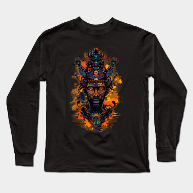 African Heritage Long Sleeve T-Shirt by UrbanLifeApparel