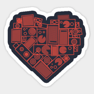 Love and Music Sticker