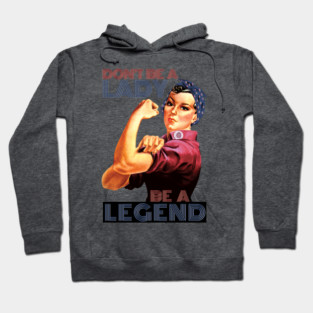 Vintage Strong Woman Hoodie