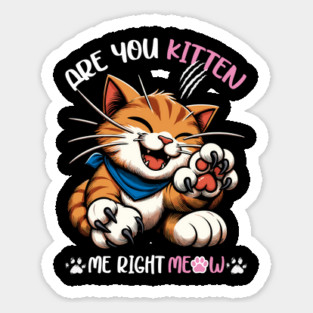 Cute Cat Claw Sticker