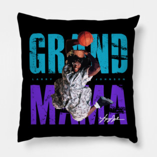 Grandmama Larry Johnson Pillow