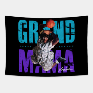 Grandmama Larry Johnson Tapestry