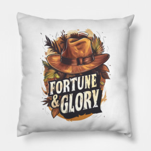 Fortune and Glory - Fedora Hat - Indy Pillow