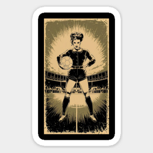 Womens Soccer Sticker