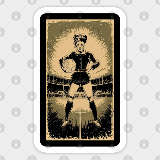 Womens Soccer Sticker by Pixel Threads 