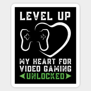 Funny Video Game Joystick Player Love Magnet