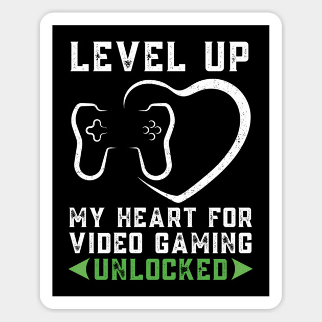 Funny Video Game Joystick Player Love Magnet by JessArty