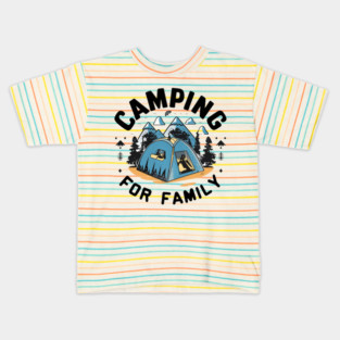 camping for family Kids T-Shirt