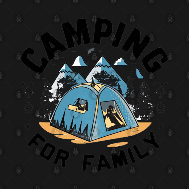camping for family by Pixel Threads 