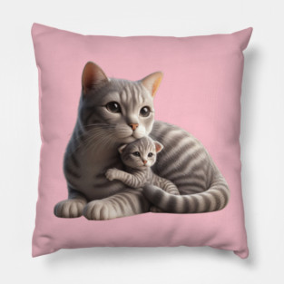 cats and kittens Pillow