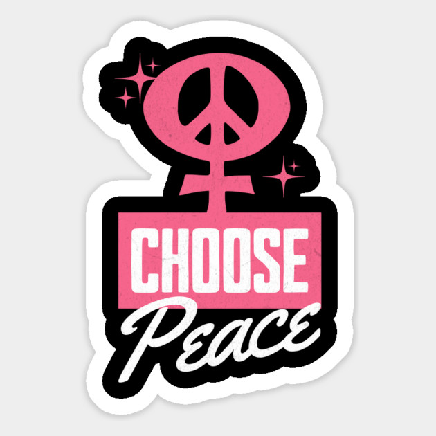 Choose Peace International Women's Day Women Against War Magnet by Yesteeyear