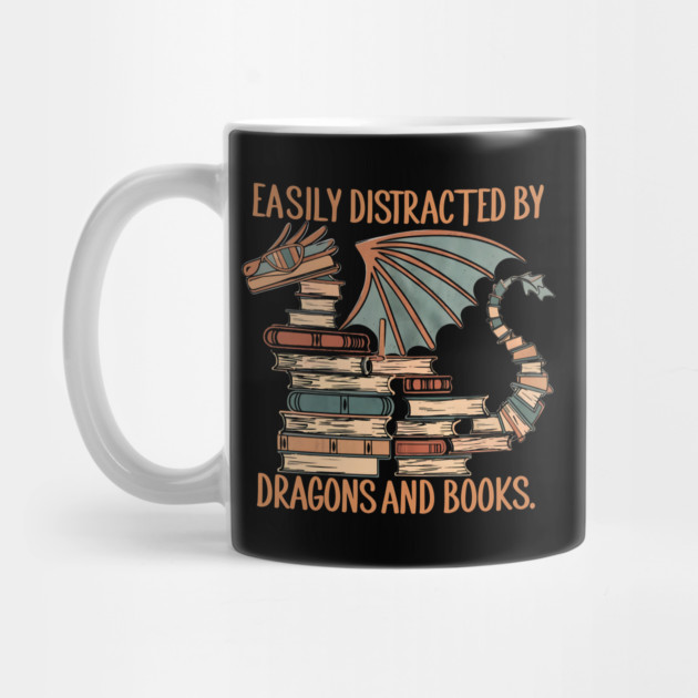 Easily Distracted by Dragons and Books by The WYLD Tribe