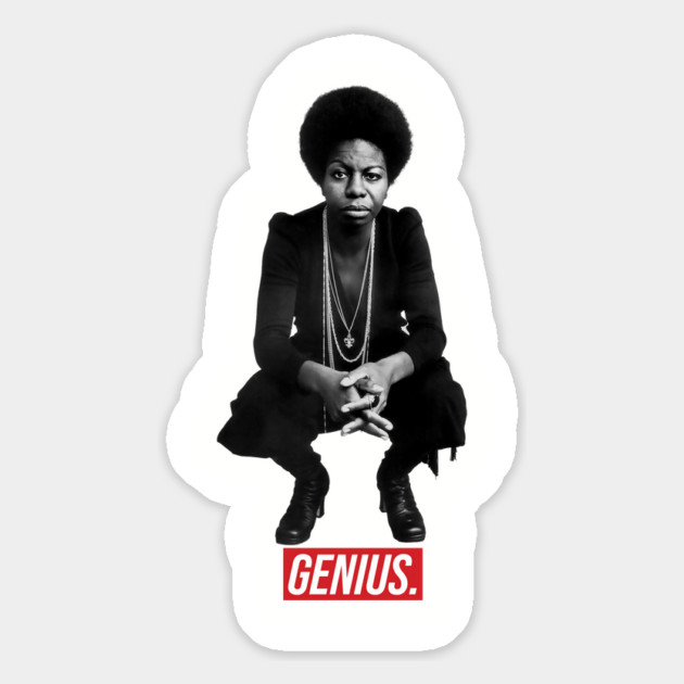 Nina Simone - Genius Magnet by UrbanLifeApparel