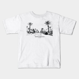 Montebello - California Kids T-Shirt
