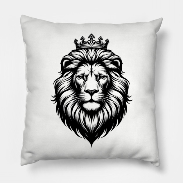 Lion - King of Beasts Pillow by UrbanLifeApparel