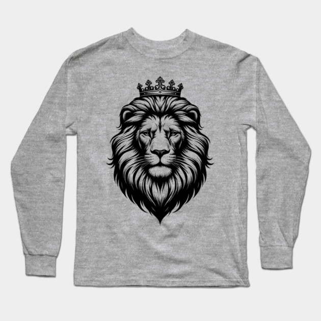 Lion - King of Beasts Long Sleeve T-Shirt by UrbanLifeApparel