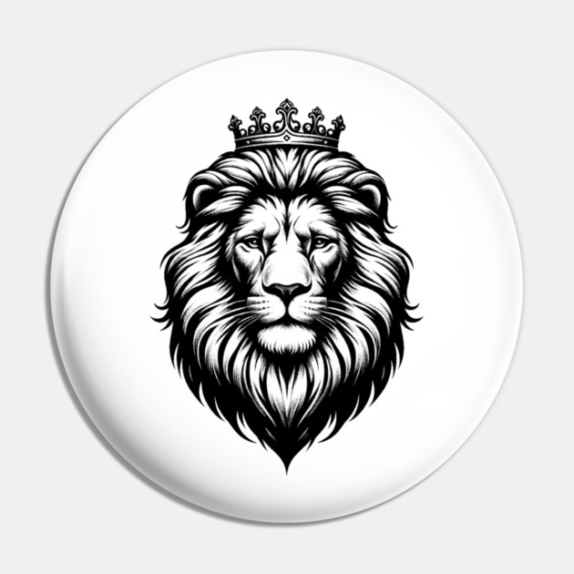 Lion - King of Beasts Pin by UrbanLifeApparel