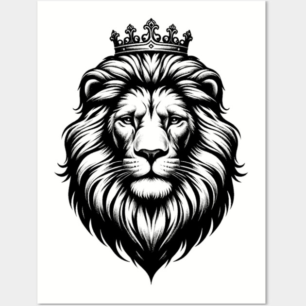 Lion - King of Beasts Wall Art by UrbanLifeApparel
