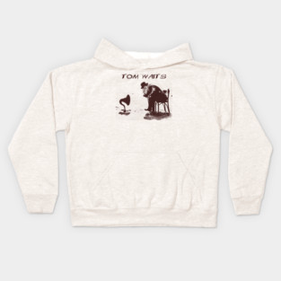 tom waits art visual Kids Hoodie