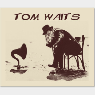 tom waits art visual Posters and Art