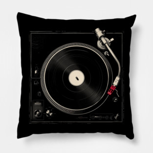 ClassicTurntable - Vintage Audio LP Vinyl Record Player Pillow