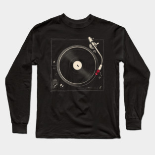 ClassicTurntable - Vintage Audio LP Vinyl Record Player Long Sleeve T-Shirt
