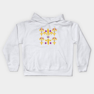 Fleur De Lys Kids Hoodie